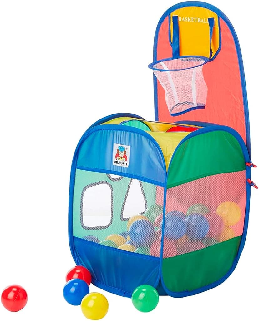 Brinquedo Diverso Basket Ballgame com 60 Bolinhas Braskit