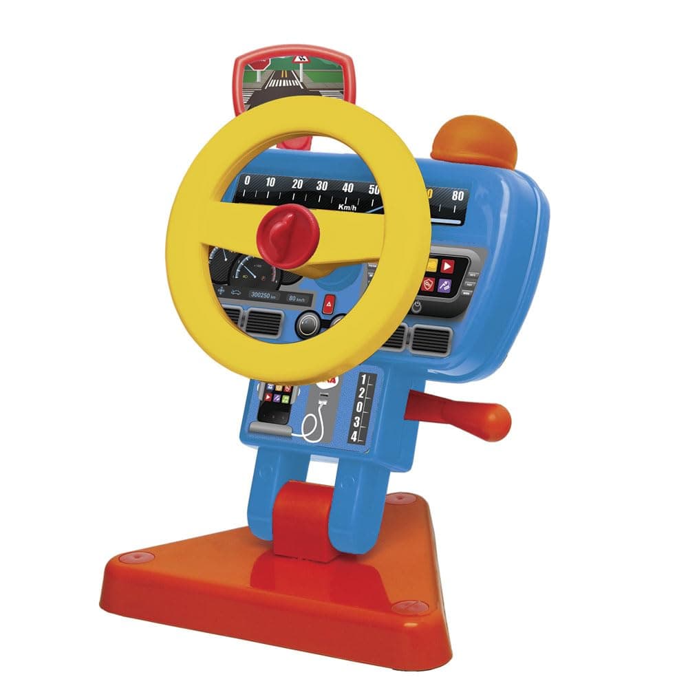 Volante Fom Fom Elka Azul Claro/Amarelo/Vermelho